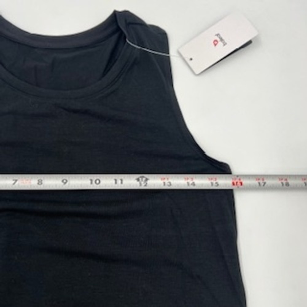 Baleaf Womens Black Racerback Athletic Tank Top High Low Hem Size XS New - Picture 6 of 10